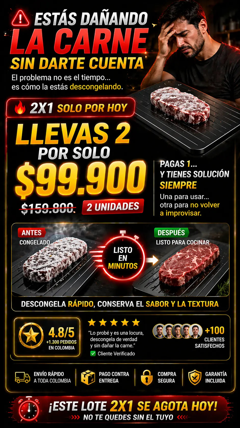 TABLA DESCONGELANTE